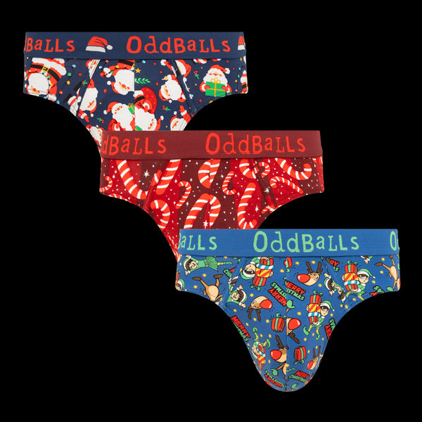 Santa's Favourites Bundle - Mens Briefs 3 Pack