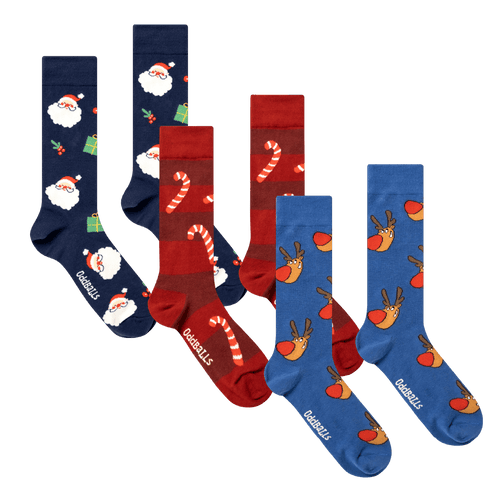 Santa's Favourites Bundle - 3 Pack Socks