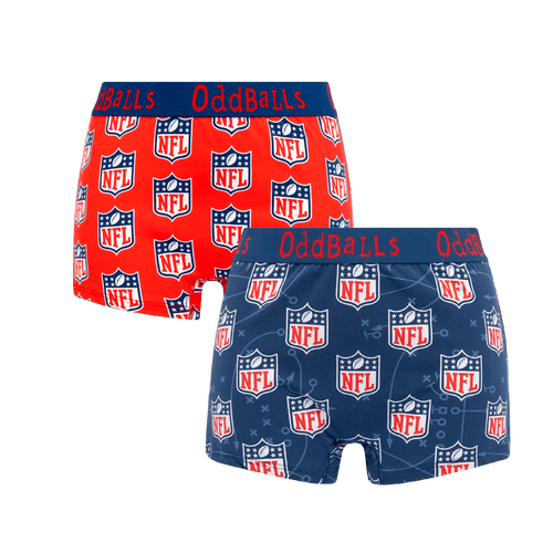 The NFL Touchdown Bundle - Ladies Boxer Shorts 2 Pack Bundle