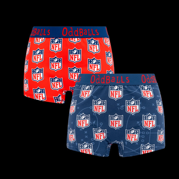 The NFL Touchdown Bundle - Ladies Boxer Shorts 2 Pack Bundle