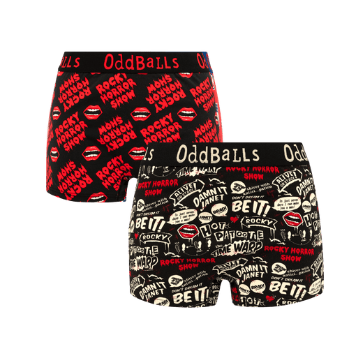 The Rocky Horror Show Bundle - Ladies Boxer Shorts 2 Pack