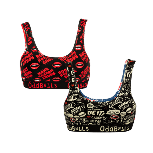 The Rocky Horror Show Bundle - Ladies Bralette 2 Pack