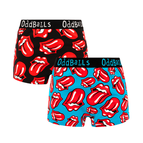 The Rolling Stones Bundle - Ladies Boxer Shorts 2 Pack Bundle
