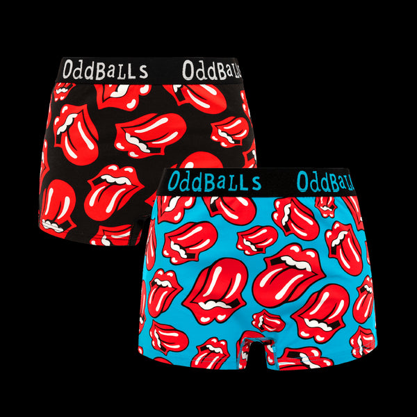 The Rolling Stones Bundle - Ladies Boxer Shorts 2 Pack Bundle