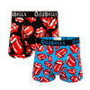 The Rolling Stones Bundle - Mens Boxer Shorts 2 Pack