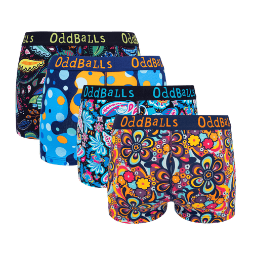 Full Mooners Bundle - Ladies Boxer Shorts 4 Pack Bundle