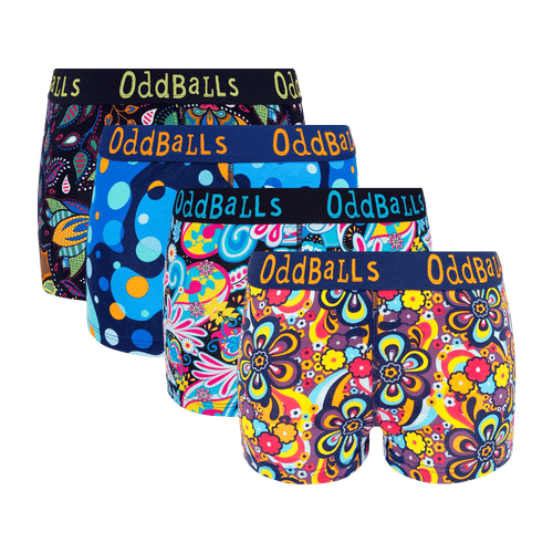 Full Mooners Bundle - Ladies Boxer Shorts 4 Pack Bundle
