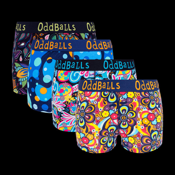 Full Mooners Bundle - Ladies Boxer Shorts 4 Pack Bundle