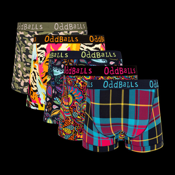 Full Mooners Bundle - Mens Boxer Shorts 5 Pack