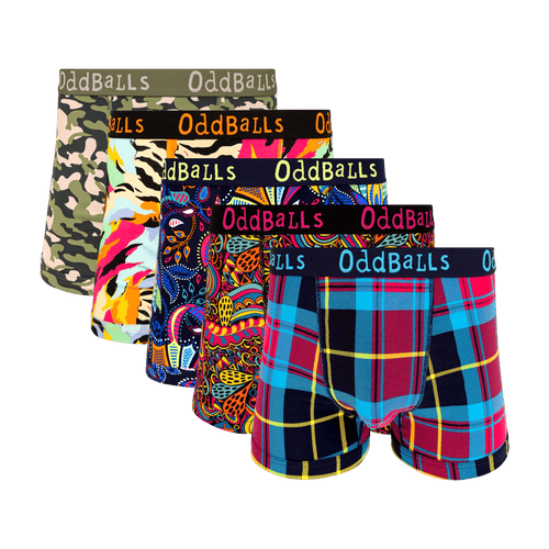 Full Mooners Bundle - Mens Boxer Shorts 5 Pack