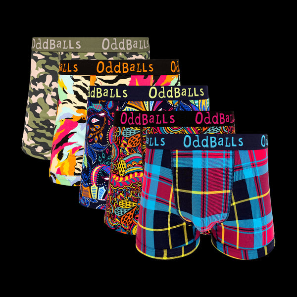 Full Mooners Bundle - Mens Boxer Shorts 5 Pack