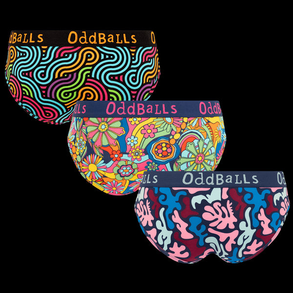 Funky Fresh Bundle - Ladies Briefs 3 Pack Bundle