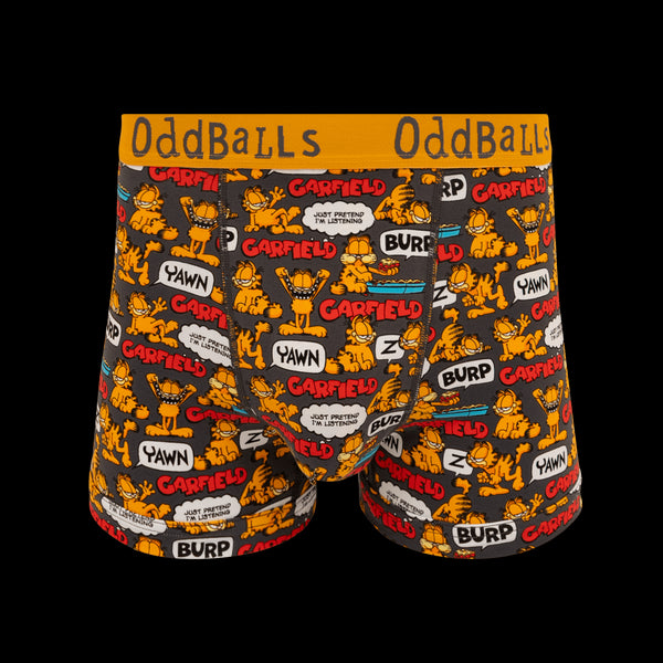 Garfield Grey - Mens Boxer Shorts