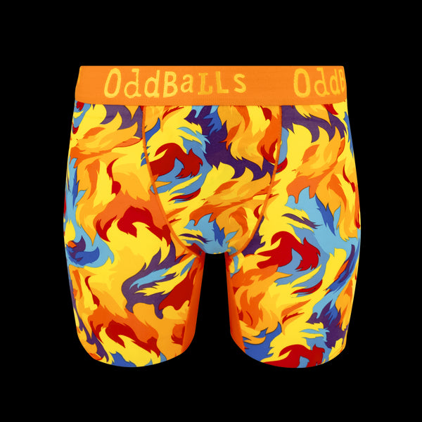 Great Balls of Fire - Ladies Bamboo Boxers