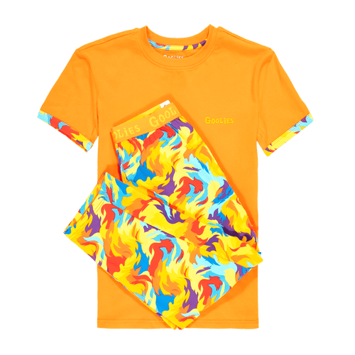 Great Balls of Fire - Kids Long Pyjamas Set (T-Shirt & Trousers)