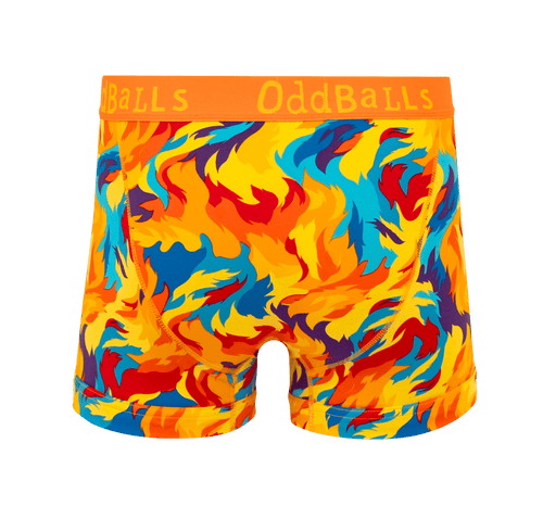 Great Balls of Fire - Mens Cotton Boxer Shorts