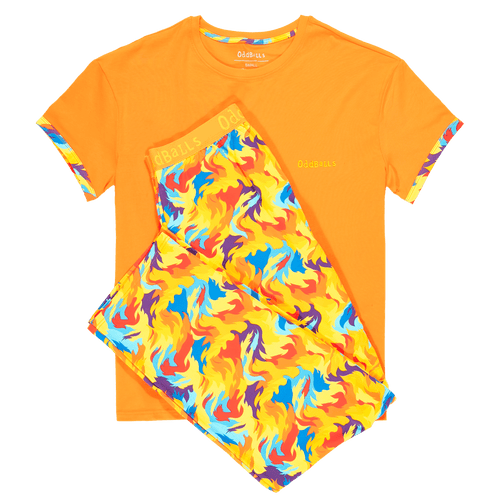 Great Balls of Fire - Women's Long Pyjamas Set (T-Shirt & Trousers)