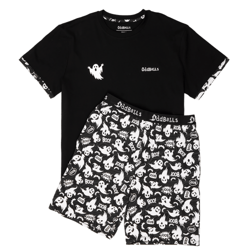Ghosts - Men's Short Pyjamas Set (T-Shirt & Shorts)