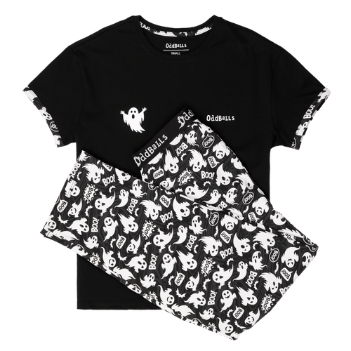 Ghosts - Women's Long Pyjamas Set (T-Shirt & Trousers)