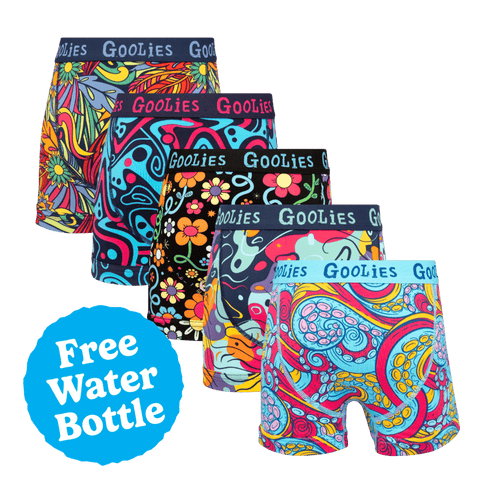 Island Time Bundle - Kids Cotton Boxer Shorts 5 Pack