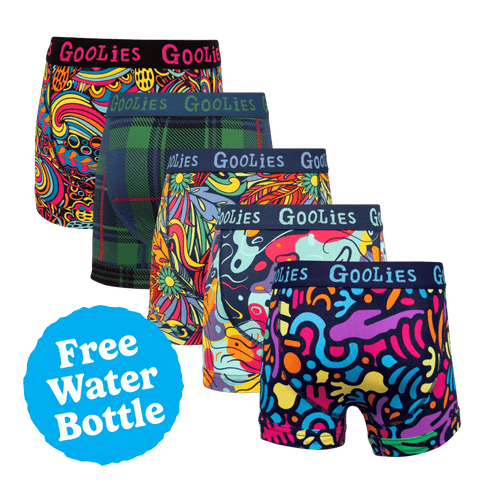 Best Bits Bundle - Kids Cotton Boxer Shorts 5 Pack