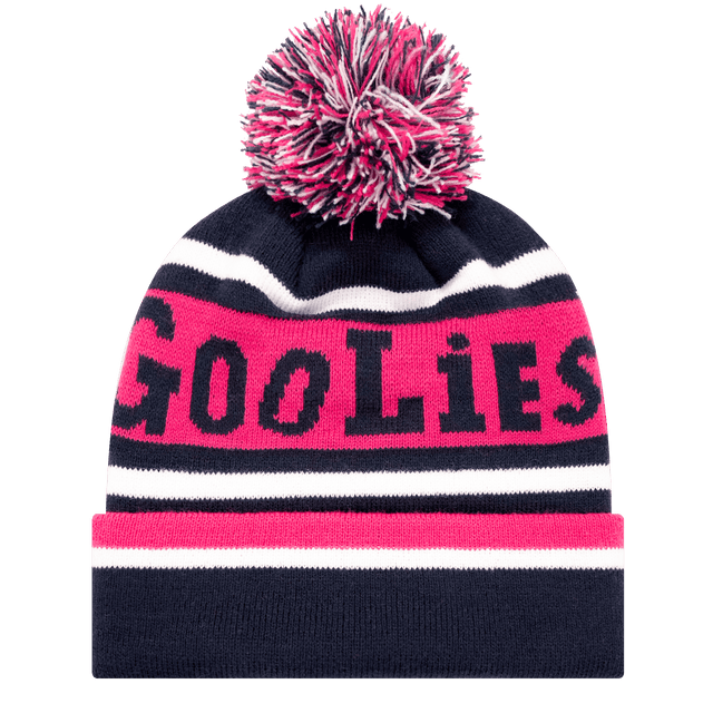 Navy | Pink | White - Kids (Goolies) Bobble Hat