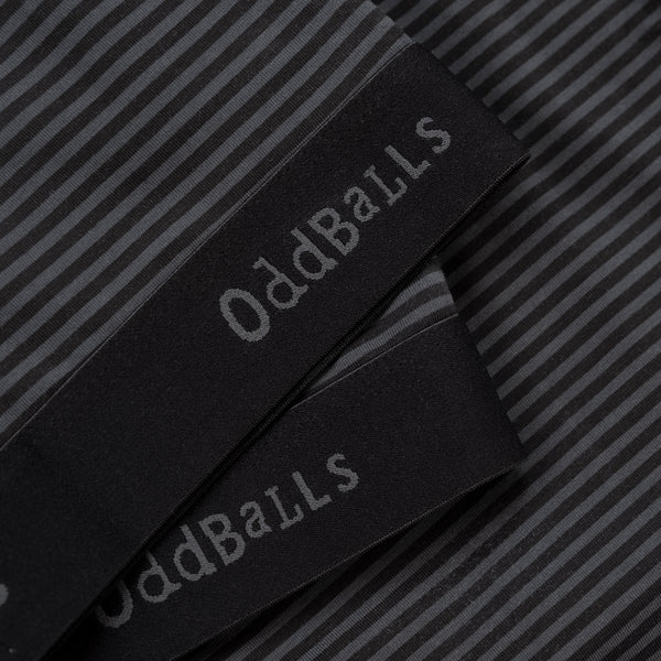 Grey Black Stripes - Ladies Bralette