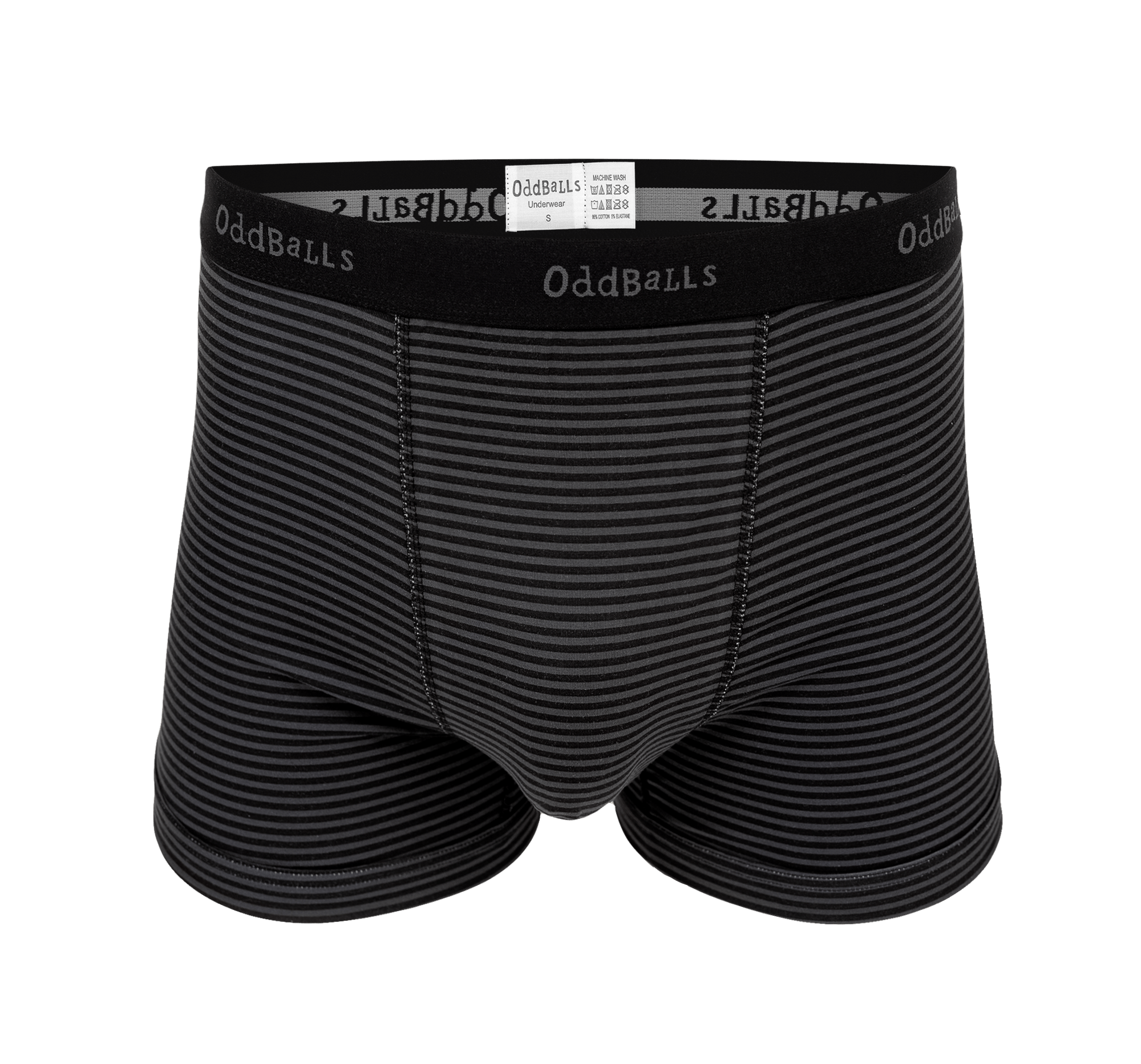 Grey & Stripes Cotton Boxer Shorts