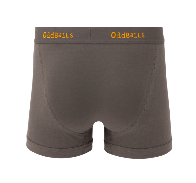 Grey/Orange - Vodafone - Mens Boxer Shorts