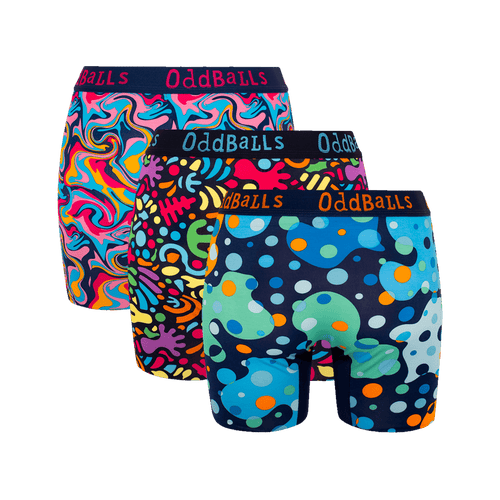 Galaxy Bundle - Ladies Bamboo Boxer Shorts 3 Pack Bundle