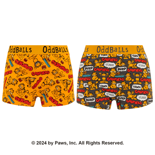 Garfield Bundle - Ladies Boxer Shorts 2 Pack