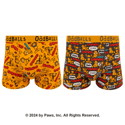 Garfield Bundle - Mens Boxer Shorts 2 Pack Bundle