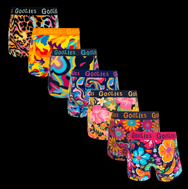 Schools Out For Summer Bundle - Kids Boxer Shorts 7 Pack Bundle