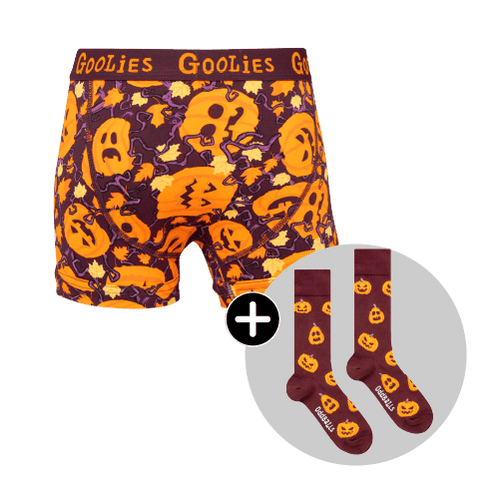 Pumpkins Bundle - Kids Boxer Shorts & Matching Socks