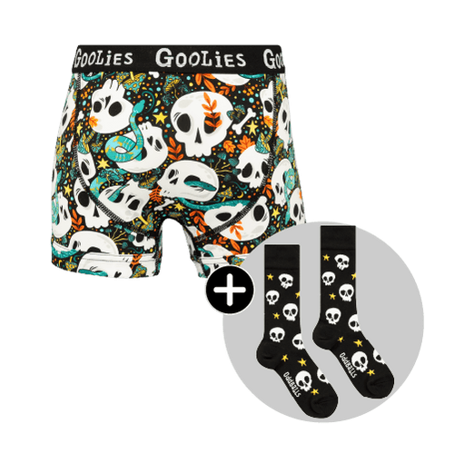 Bones Bundle - Kids Boxer Shorts & Matching Socks