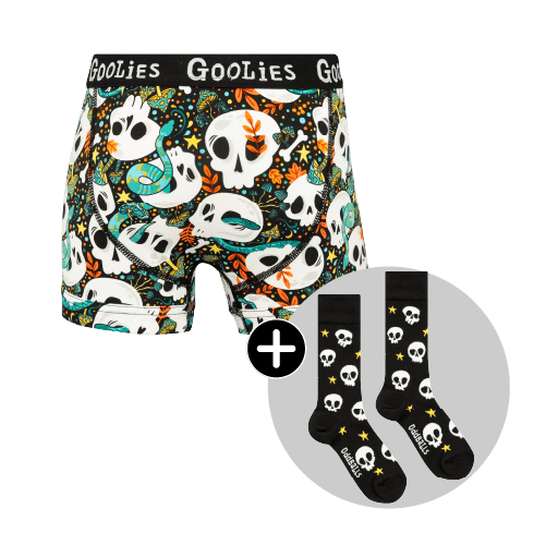 Bones Bundle - Kids Boxer Shorts & Matching Socks