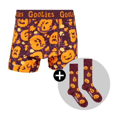 Pumpkins Bundle - Kids Boxer Shorts & Matching Socks