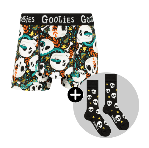 Bones Bundle - Kids Boxer Shorts & Matching Socks