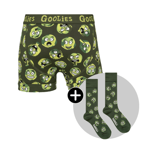 Sprout of Control Bundle - Kids Boxer Shorts & Matching Socks