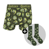 Sprout of Control Bundle - Kids Boxer Shorts & Matching Socks