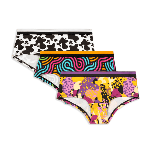 Happy Pants Bundle - Girls Cotton Knickers 3 Pack
