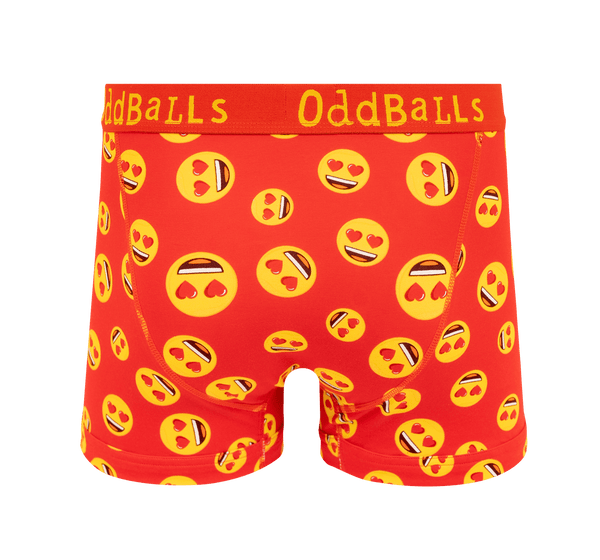 Love Heart Eyes - Mens Cotton Boxer Shorts