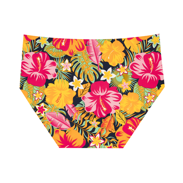 Hibiscus - Seamless Full Briefs