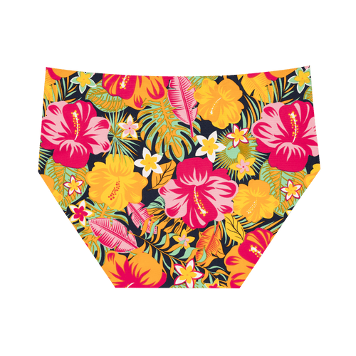 Hibiscus - Seamless Full Briefs