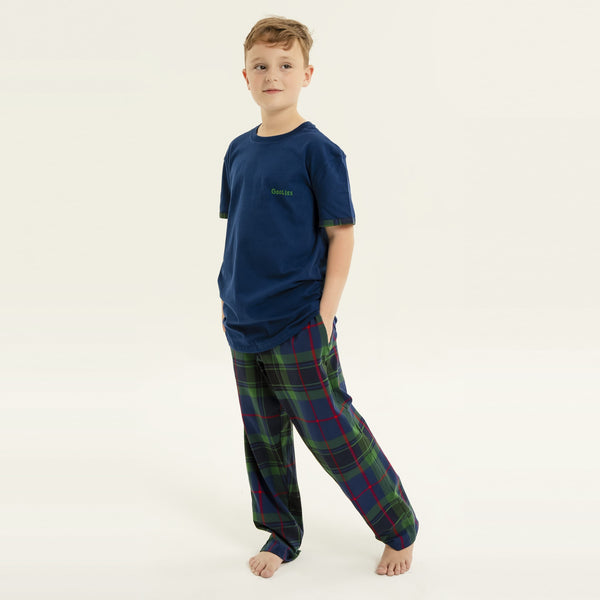 Highlands- Kids Long Pyjamas Set (T-Shirt & Trousers)