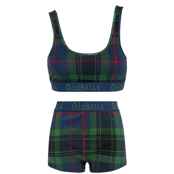Highlands Bundle - Womens Bralette & Boxers Matching Set  front