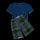 Highlands - Kids Short Pyjamas Set (T-Shirt & Shorts)