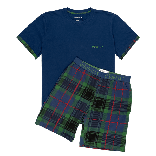 Highlands - Men's Short Pyjamas Set (T-Shirt & Shorts)