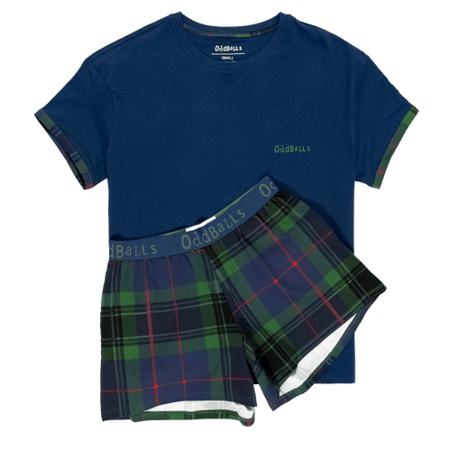 Highlands - Women's Short Pyjamas Set (T-Shirt & Shorts)