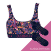 Women's Patterned Bralette Subscription - Monthly (Free Socks + Free Delivery!)